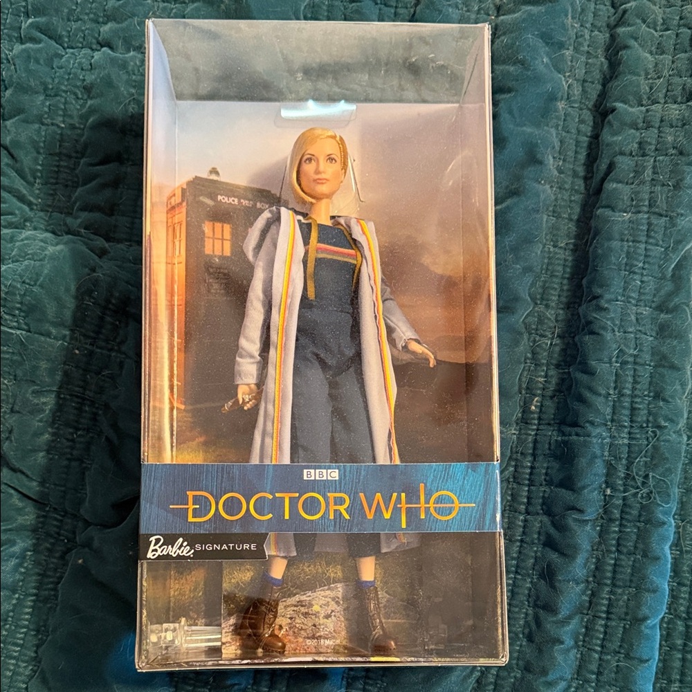 Barbie Signature Doctor Who Doll in Blue and Yellow